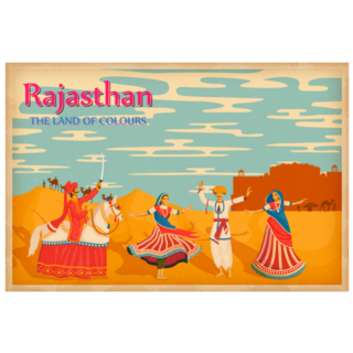 The Culture Of Rajasthan, India Sticker