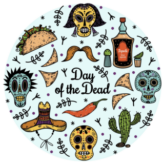 The Day Of The Dead Icon Sticker