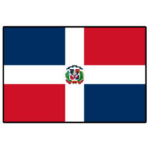 The Dominican Republic Flag Sticker