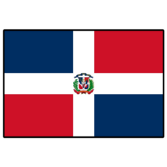 The Dominican Republic Flag Sticker