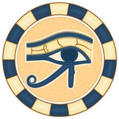 The Eye Of Horus Ancient Egyptian Symbol Sticker