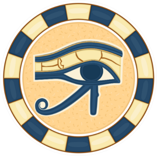The Eye Of Horus Ancient Egyptian Symbol Sticker