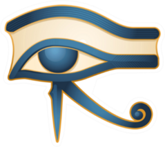 The Eye Of Horus Egypt Deity Illustration Sticker