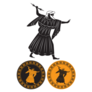 The Figure Shows Zeus With Lightning Greek Sticker
