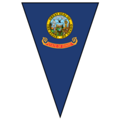 The Flag Of The Usa State Of Idaho Sticker