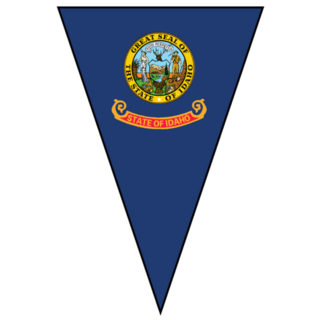 The Flag Of The Usa State Of Idaho Sticker
