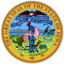 The Great Seal Of The State Of Iowa Sticker