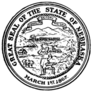 The Great Seal Of The State Of Nebraska, 1867 Sticker