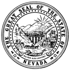 The Great Seal Of The State Of Nevada Sticker