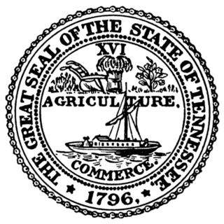 The Great Seal Of The State Of Tennessee Sticker