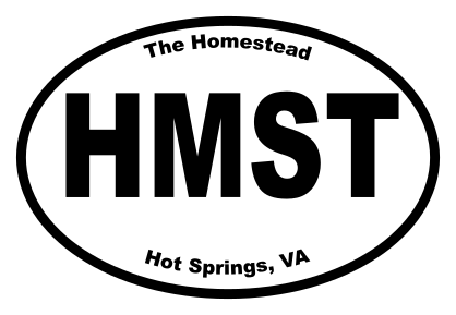 The Homestead Oval Sticker