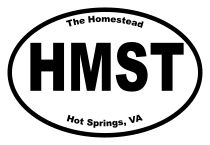 The Homestead Oval Sticker