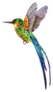 The Image Of A Small Hummingbird Sticker