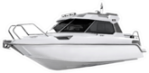 The Image Of Motor Boat Sticker