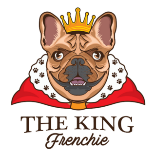 The King French Bulldog Sticker