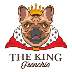 The King French Bulldog Sticker