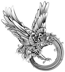The Legendary Phoenix Bird Sticker