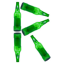 The Letter R For Recycle, Made Of Glass Bottles Sticker