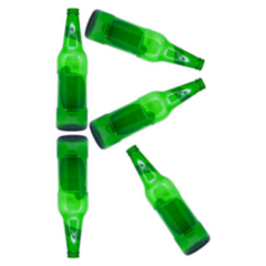 The Letter R For Recycle, Made Of Glass Bottles Sticker