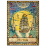 The Moon Colorful Tarot Card Sticker