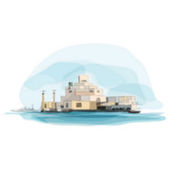 The Museum Of Islamic Art Doha, Qatar Sticker