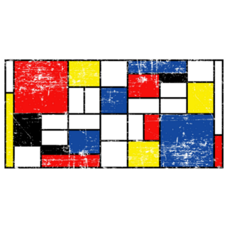 The Netherlands Art History Mosaic Sticker