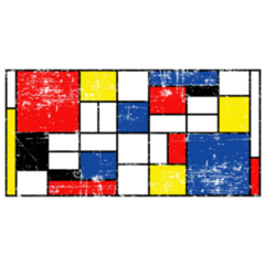 The Netherlands Art History Mosaic Sticker