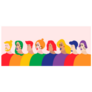The Queer Community Lgbtq Illustration Sticker
