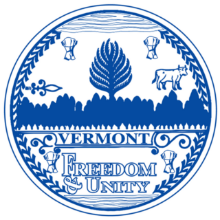 The Seal Of The State Of Vermont Freedom & Unity Sticker