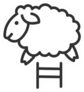 The Sheep Jumps Sticker