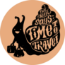 The Snail Says Time To Travel Sticker