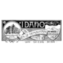 The State Banner Of Idaho Sticker