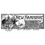 The State Banner Of New Hampshire Granite State Sticker
