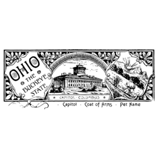The State Banner Of Ohio The Buckeye State Sticker