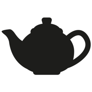 The Teapot Icon Tea Sticker