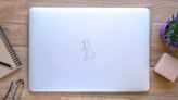 The United Kingdom Of Great Britain Outline Sticker on a Laptop (New) example