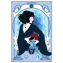 The Woman Who Represents Aquarius Sticker 