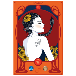 The Woman Who Represents Scorpio Beautiful Sticker
