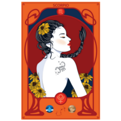 The Woman Who Represents Scorpio Beautiful Sticker