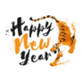 The Year Of The Tiger Happy New Year Sticker 