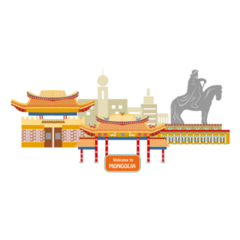 Theme Of Mongolia Sticker