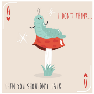 Then You Shouldnt Talk Caterpillar Sticker