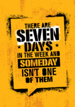 There Are Seven Days In The Week Workout Sticker