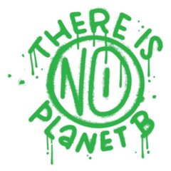 There Is No Planet B - Recycle Lettering Sticker