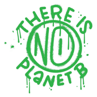 There Is No Planet B - Recycle Lettering Sticker