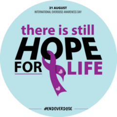 There Still Hope For Life #End Overdose Sticker