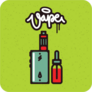 Thin Line Vape Device With Juice Sticker