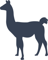 Thin Llama Sticker