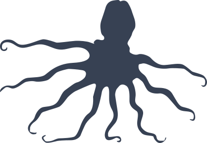 Thin Octopus Sticker