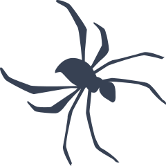 Thin Spider Sticker